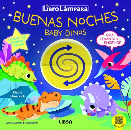 Buenas Noches Baby Dinos- Libro Lámpara