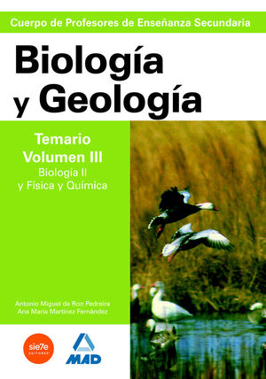 BIOLOGIA Y GEOLOGIA VOL.III: BIOLOGIA II-FISICA Y QUIMICA