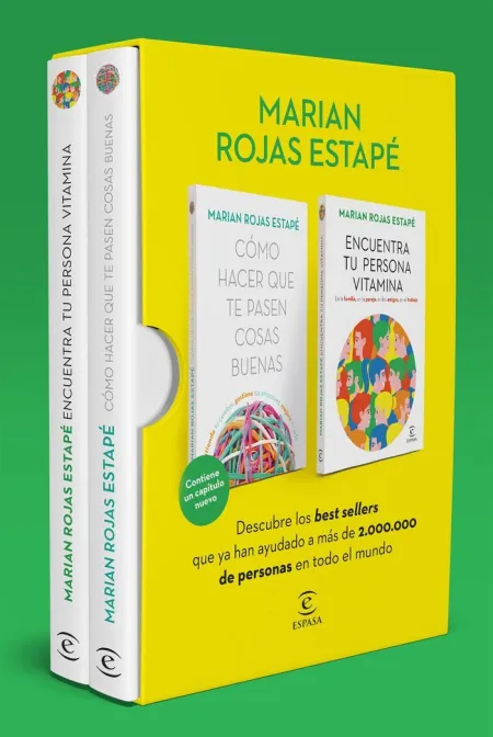 Estuche Marian Rojas: Cómo Hacer que te Pases Cosas Buenas / Encuentra tu Persona Vitamina
