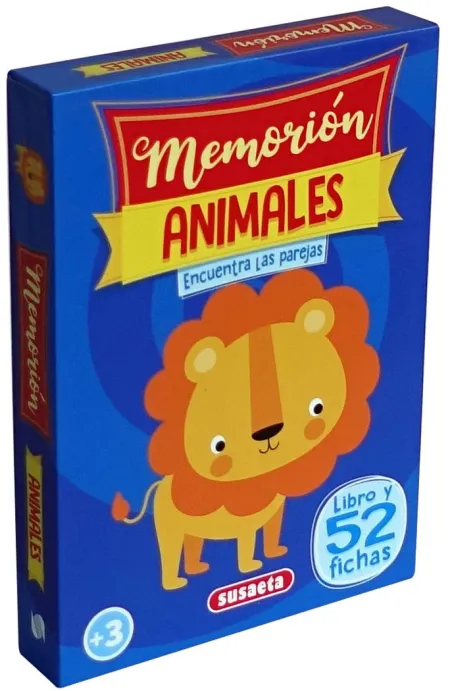 Memorión Animales. Libro y 52 Fichas