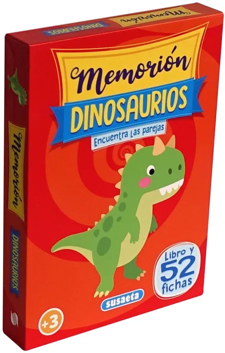 Memorión Dinosaurios. Libro y 52 Fichas
