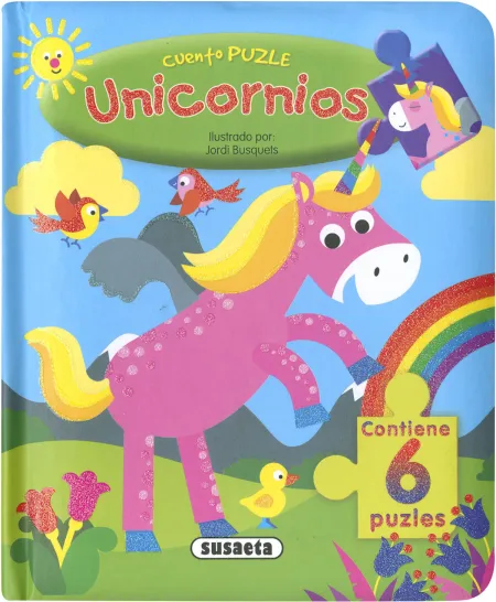 Unicornios. Contiene 6 Puzle