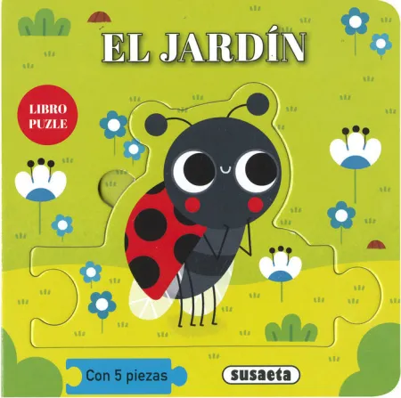 El Jardín. Libro Puzle con 5 Piezas