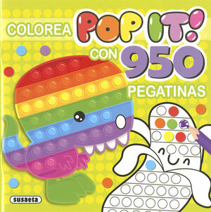 COLOREA POP-IT CON 950 PEGATINAS 3 VERDE