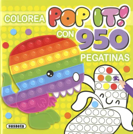 Colorea Pop-It con 950 Pegatinas 3 Verde