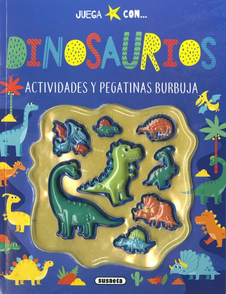 Dinosaurios. Actividades y Pegatinas Burbuja