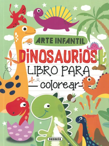Dinosaurios. Libro para Colorear. Arte Infantil