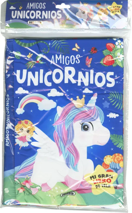 Amigos Unicornios. Mi Gran Libro de Tela