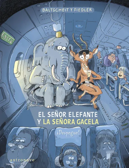 El Señor Elefante y Señora Gacela. Despegue!