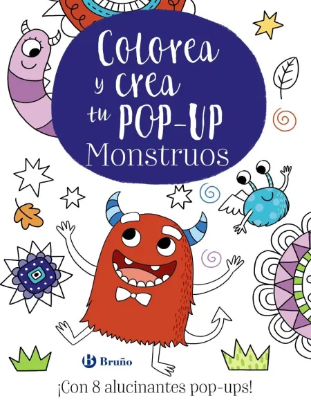 Colorea y Crea tu Pop-Up. Monstruos
