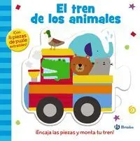 El Tren de los Animales. Con 4 Piezas de Puzle Extraibles