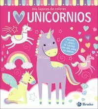 Mis Lapices de Colores. I Love Unicornios
