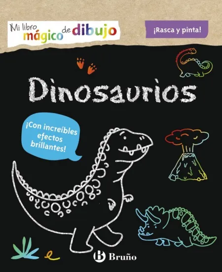 Mi Libro Mágico de Dibujo. Dinosaurios. Rasca y Pinta