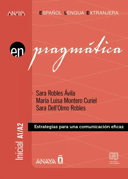 Pragmática Inicial A1/A2. Español Lengua Extranjera