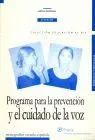 Programa para la Prevencion y el Cuidado de la Voz