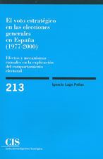 VOTO ESTRATEGICO EN LAS ELECCIONES GENERALES DE ESPAÑA (1977-2000