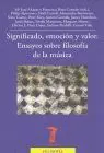 Significado, Emocion y Valor.