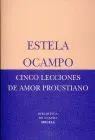 Cinco Lecciones de Amor Proustiano