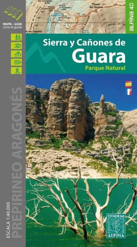 Sierra y Cañones de Guara. Mapa-Guia