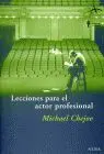 Lecciones para el Actor Profesional