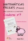 Matemáticas Fáciles 7, Educación Primaria
