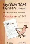 Matematicas Faciles. Cuaderno 10. Primaria