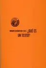 Que Es un Texto?