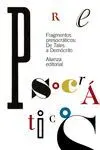 Fragmentos Presocraticos: de Tales a Democrito