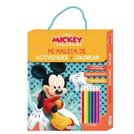 Mickey mi Maleta de Actividades y Colorear