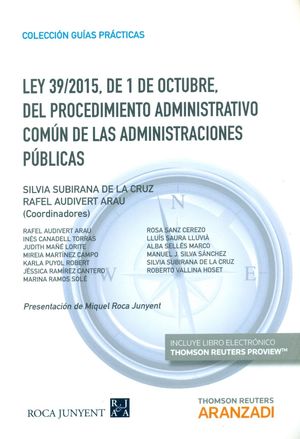 LEY 39/2015 DE 1 DE OCTUBRE DEL PROCEDIMIENTO ADMINISTRATIVO COMUN DE LAS ADMINISTRACIONES PUBLICAS