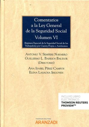 COMENTARIOS LEY GENERAL SEGURIDAD SOCIAL T.VI