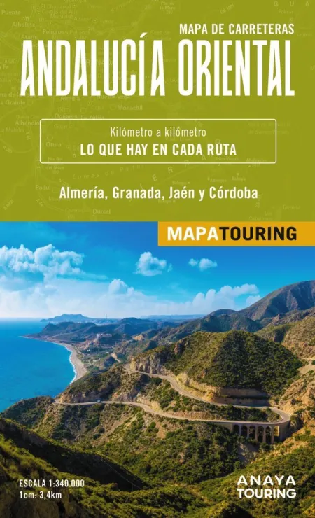 Mapa de Carreteras. Andalucia Oriental
