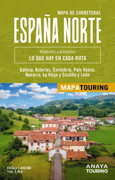 Mapa de Carreteras España Norte
