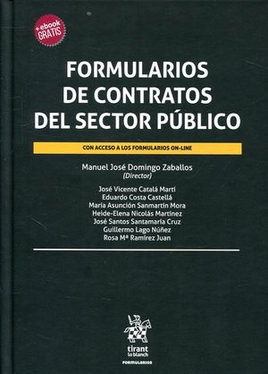 FORMULARIOS DE CONTRATOS DEL SECTOR PUBLICO
