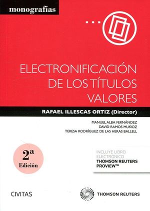 ELECTRONIFICACIÓN DE LOS TÍTULOS VALORES