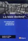 Tesis Doctoral. Un Manual para Estudiantes y Sus Directores