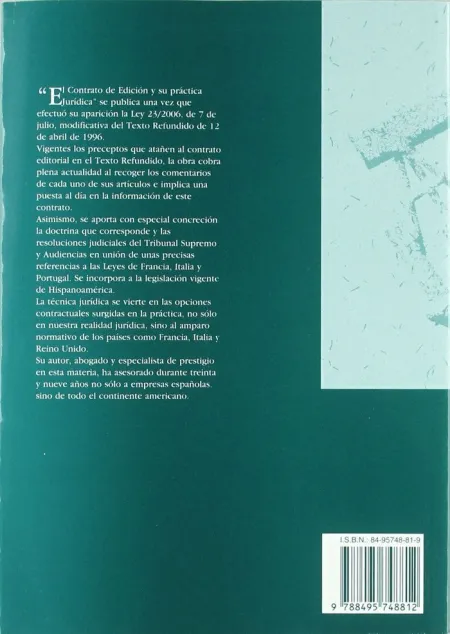 Contrato de Edición y Su Práctica Jurídica