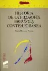 Historia de la Filosofia Española Contemporanea
