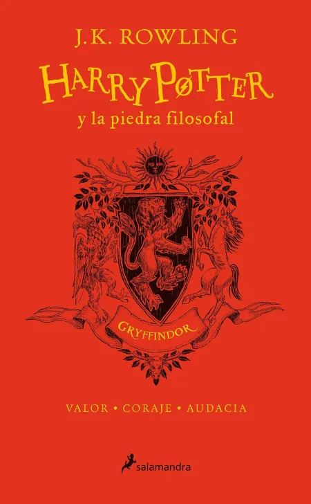 Harry Potter y la Piedra Filosofal. Gryffindor. Valor, Coraje, Audacia