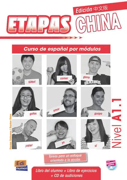 Etapas Nivel A1. 1. Edición China - Alumno + Ejercicios + Audios