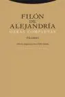 Filon de Alejandria - Obras Completas V. 1