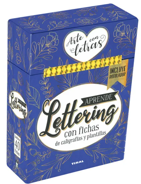 Aprende Lettering. Con Fichas de Caligrafías y Plantillas