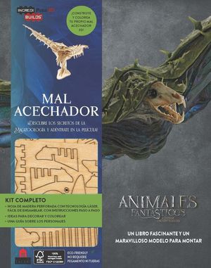 MAL ACECHADOR. ANIMALES FANTÁSTICOS - INCREDIBUILDS PUZLE 3D