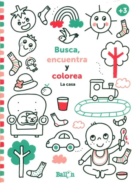 La Casa. Busca, Encuentra y Colorea +3