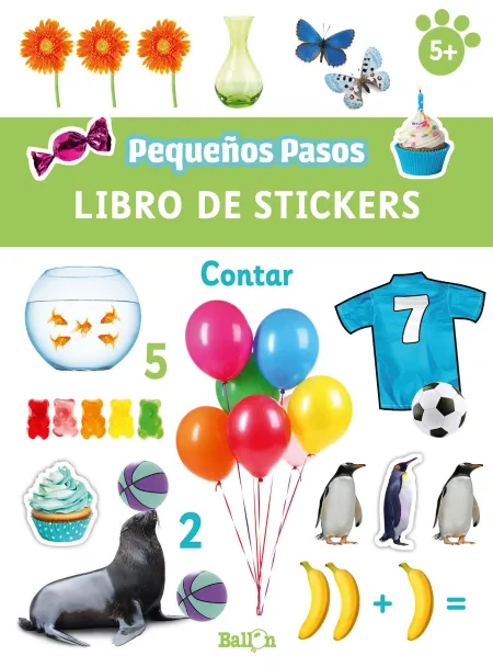 Pequeños Pasos. Libro de Stickers. Contar