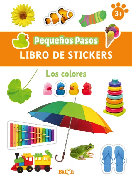 Libro de Stickers. Los Colores. Pequeños Pasos