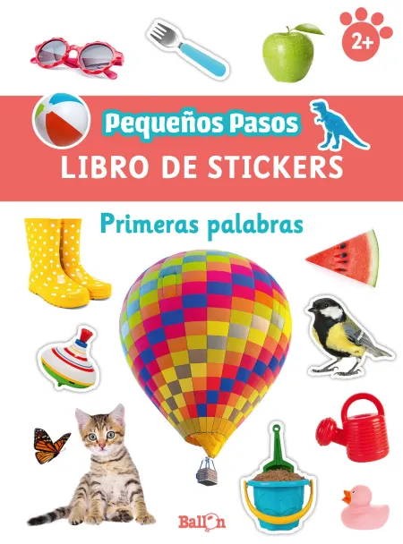 Pequeños Pasos. Primeras Palabras. Libro de Stickers
