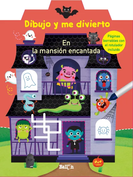 Dibujo y me Divierto Mansión Encantada