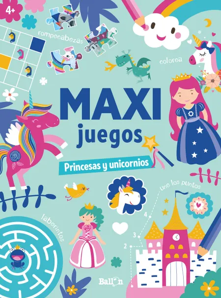 Maxi Juegos. Princesas y Unicornios
