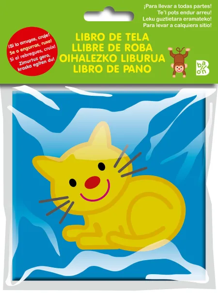 Gato Libro de Tela